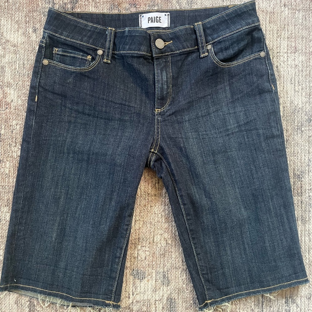 COPY - Paige Bermuda shorts dark denim